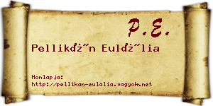 Pellikán Eulália névjegykártya